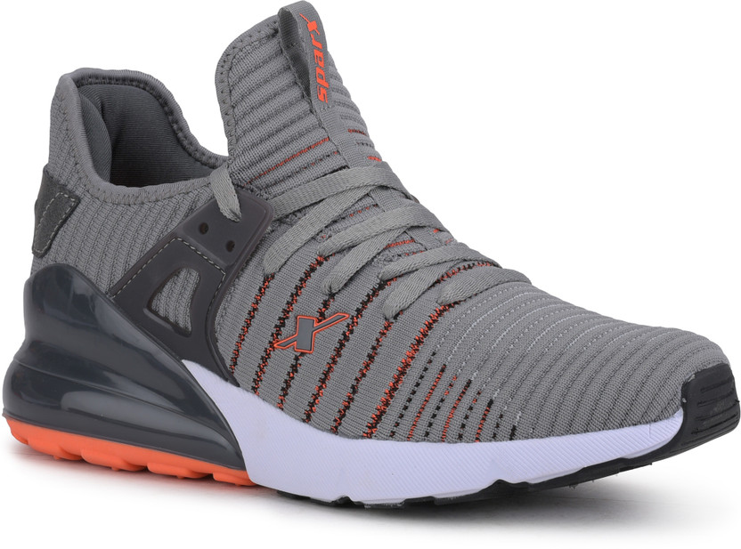 Sparx Men SM-446 Grey White Running 