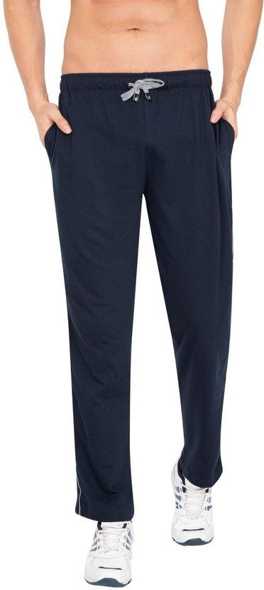 JOCKEY Solid Men Blue Track Pants - Buy 