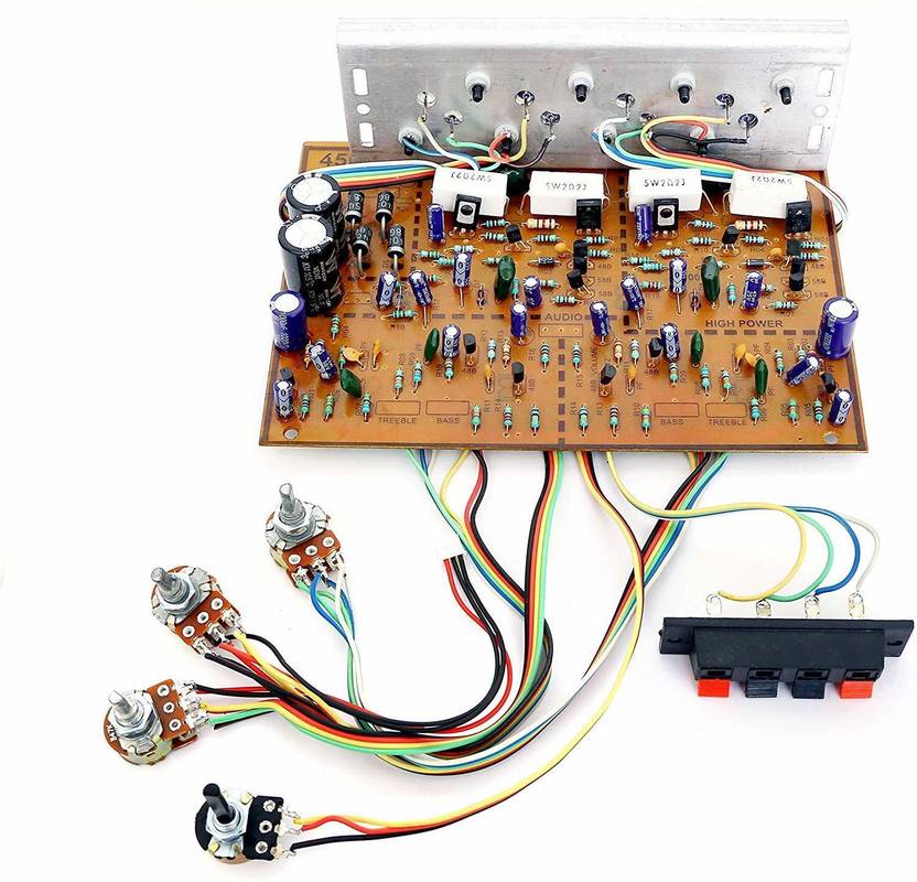 CLASSIC GOLD 250W 3055 Powerful Transistor Audio Amplifier Board for