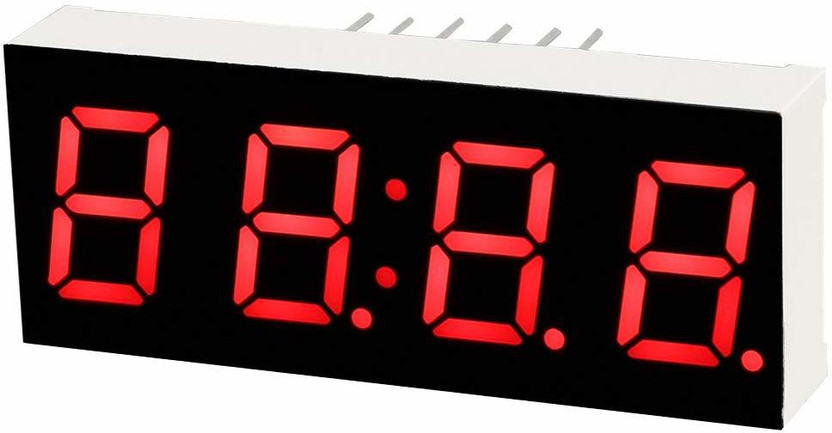 Electrobot 4-Bit 7-Segment 0.56" Red LED Digital Display Tube For DIY or Arduino Display Lights Electronic Hobby Kit