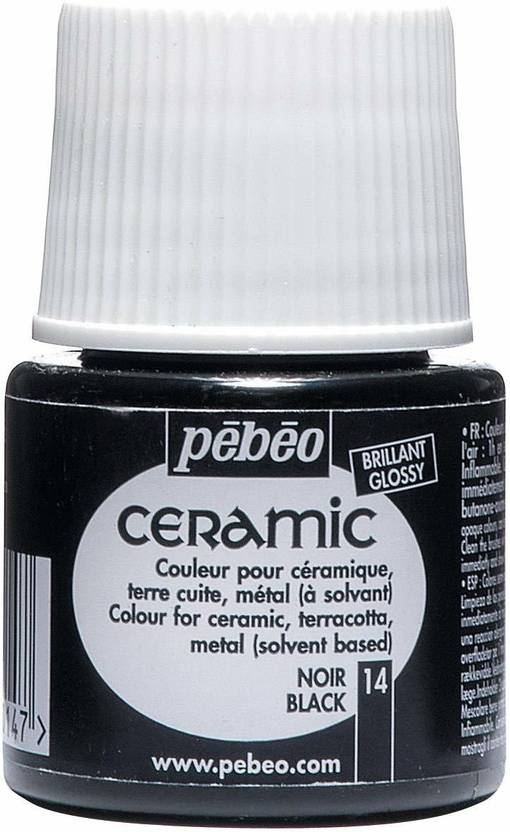 PEBEO Ceramic Enamel Effect Paint, 45ml, Black