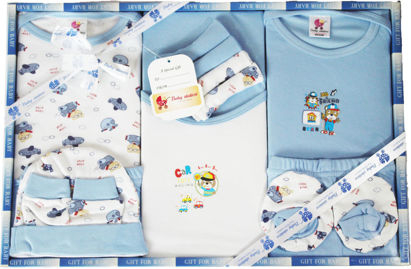 Baby Baby Station Gift Set-13 PCS New Born(Blue) - Flipkart Deal