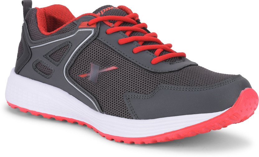 Sparx Men SM-517 Dark Grey Red Running 
