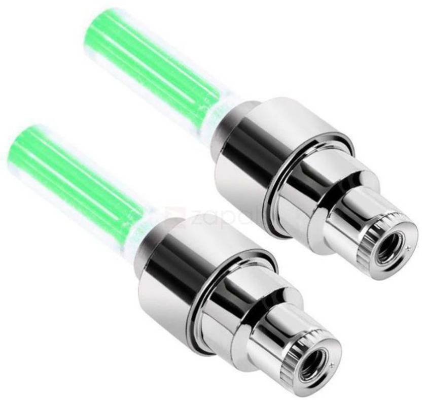 NSV Green Led Tyre Light Tube shape 2 pcs for all Bikes and Cars. Interior Light Motorbike, Car