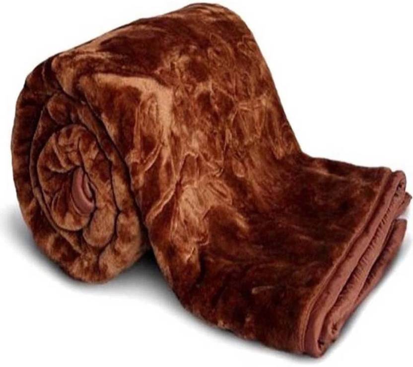 AKANSHA Self Design Double Mink Blanket Buy AKANSHA Self Design