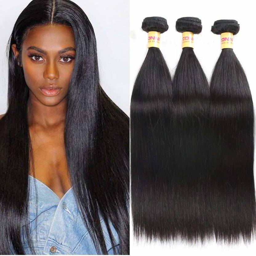 Connie Natural Black extensions Hair Extension Price in India Buy