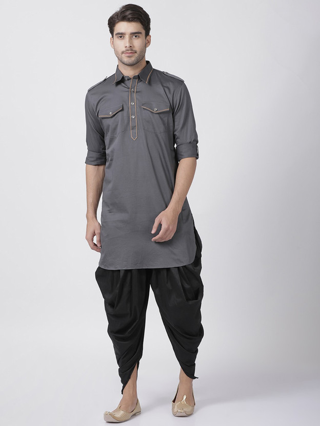 pathani suit grey