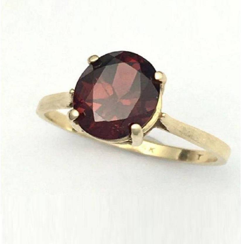 CEYLONMINE Gomed Ring Natural 4.25 Carat Hessonite Stone ...