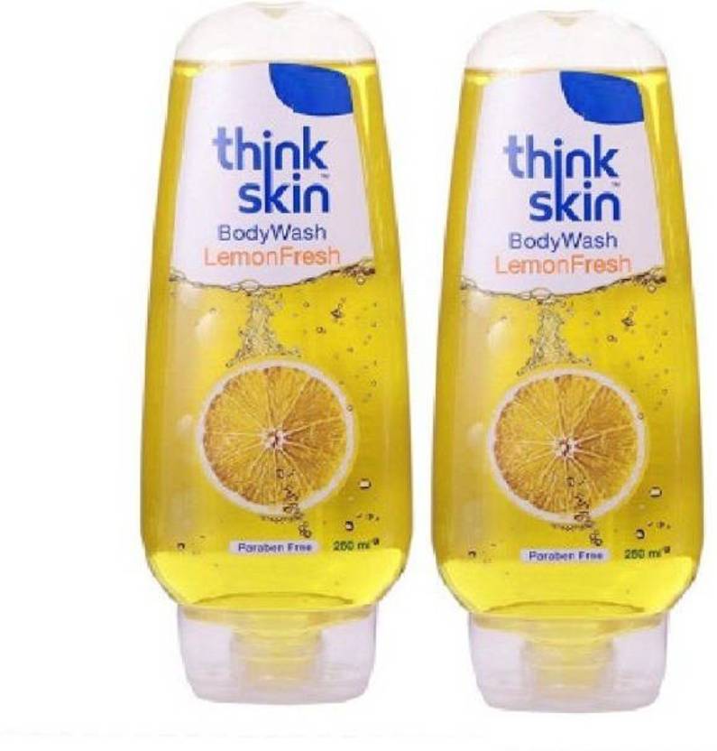 Think skin Body Wash Lemon Fresh 250 ml ( Pack of 2 ) Buy Think skin