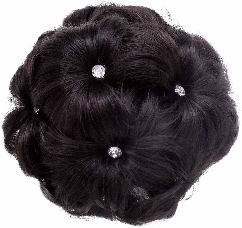 Prime Stone Design Artificial Juda Bun For Girls And Women For Party
