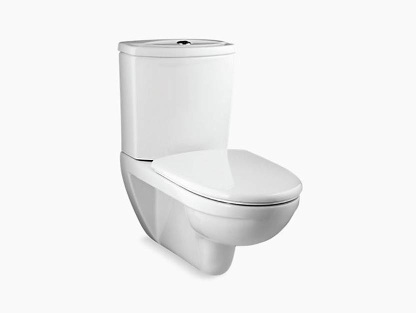KOHLER K17661KS0 Odeon Wall Hung Toilet Exposed Tank and Quiet Close