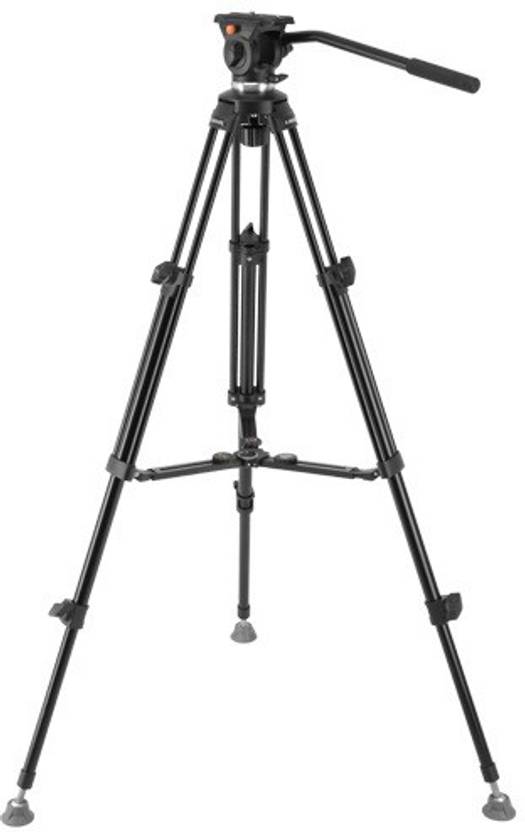 EImage EK610 Professional Compact Tripod with Fluid Head (65mm) Tripod Kit EImage