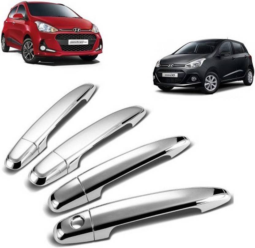 Elite HYF86967FH CAR DOOR HANDLE COVER Chrome Hyundai Grand i10 Side Garnish Price in India