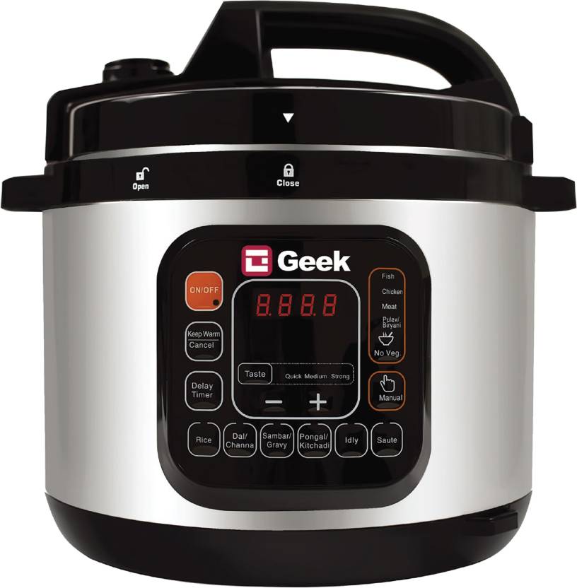 Geek Robocook - 11 in 1 (5 Litre | SS Pot) Electric Pressure Cooker ...