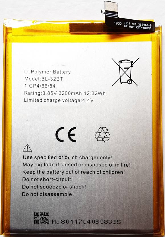 FULL CELL Mobile Battery For Tecno Camon CX Air ( BL32BT ) Price in