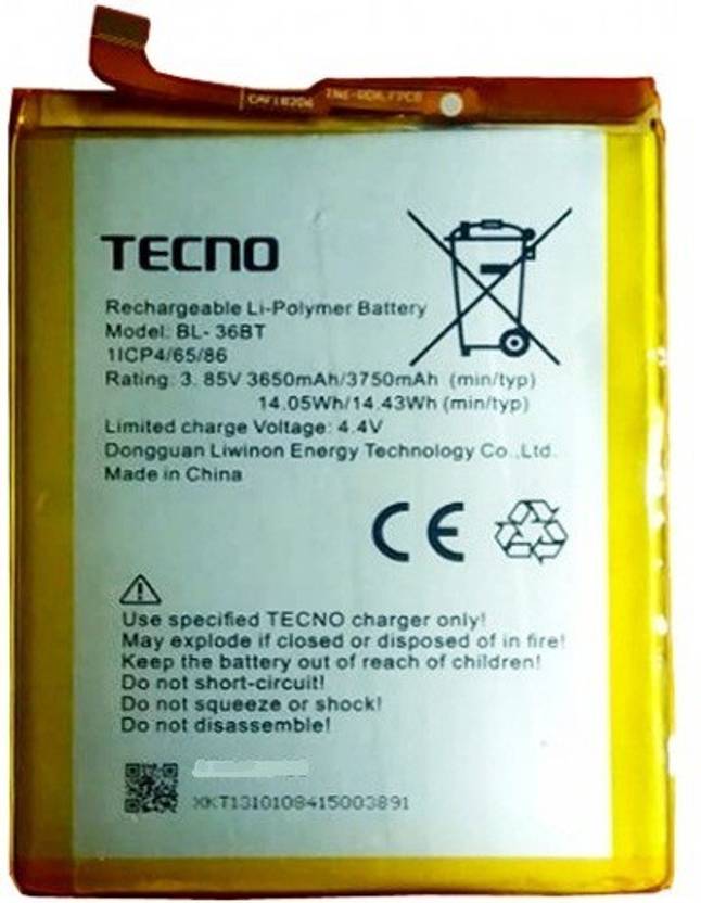 Tecno Mobile Battery For Tecno Camon I Air2+ , Camon i2 , Camon i2x
