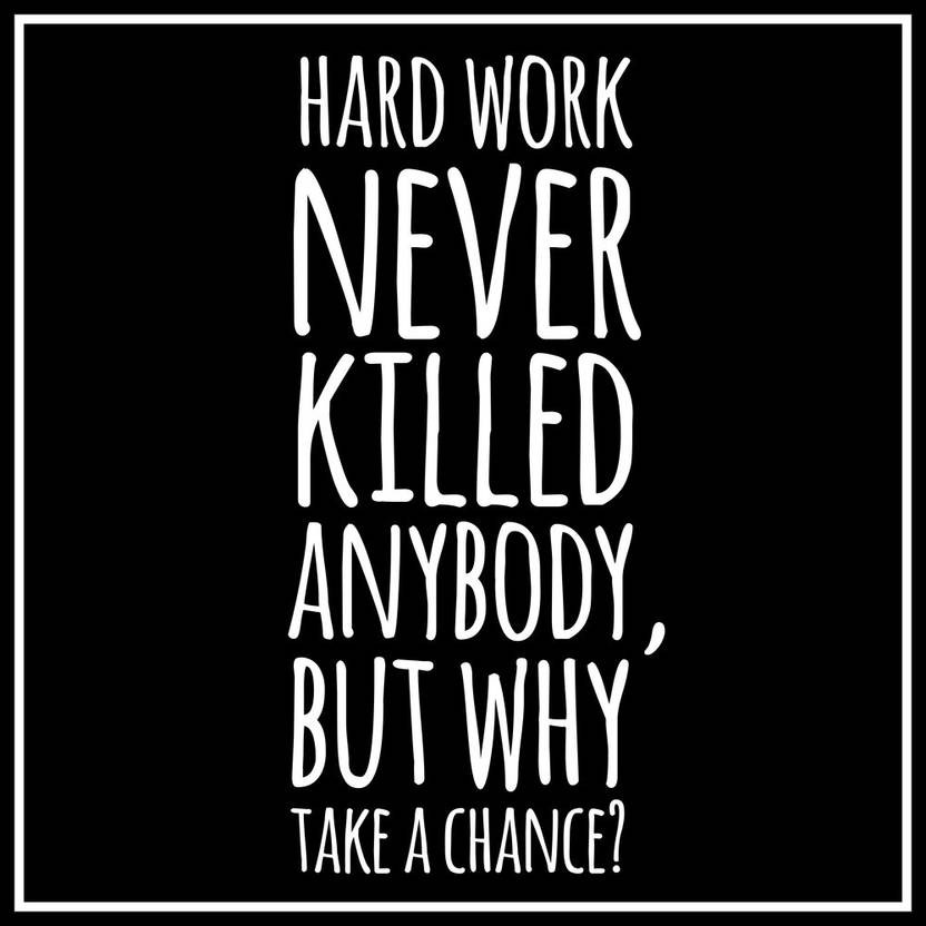 hard work never Motivational PosterInspirational PosterGym poster