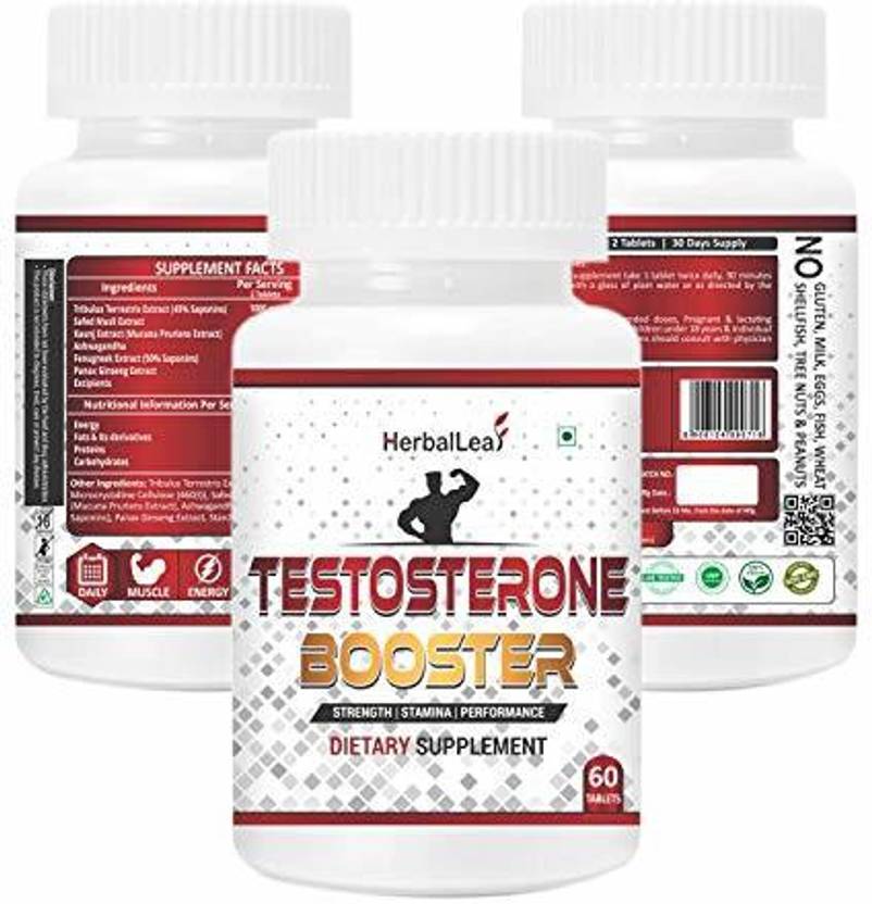 HerbalLeaf Testosterone Booster with Ashwagandha Tribulus Terrestris