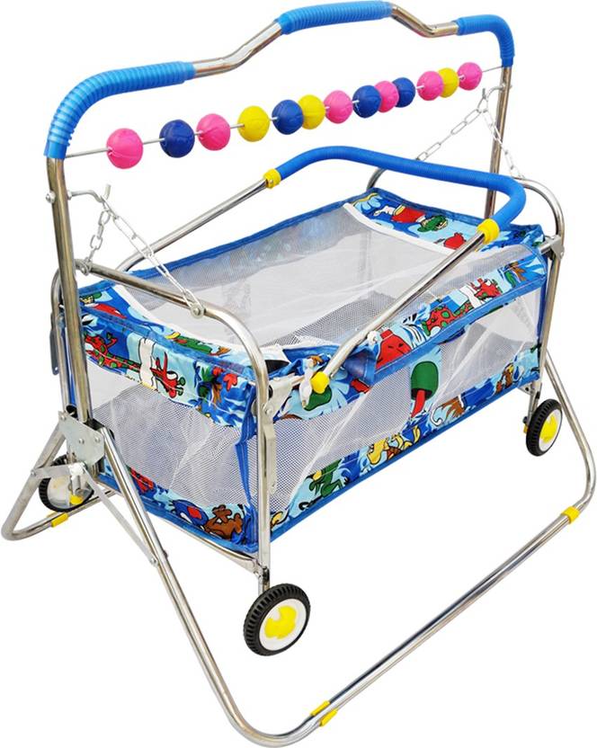 Funtoos baby cum stroller swing jhula for new born babies With