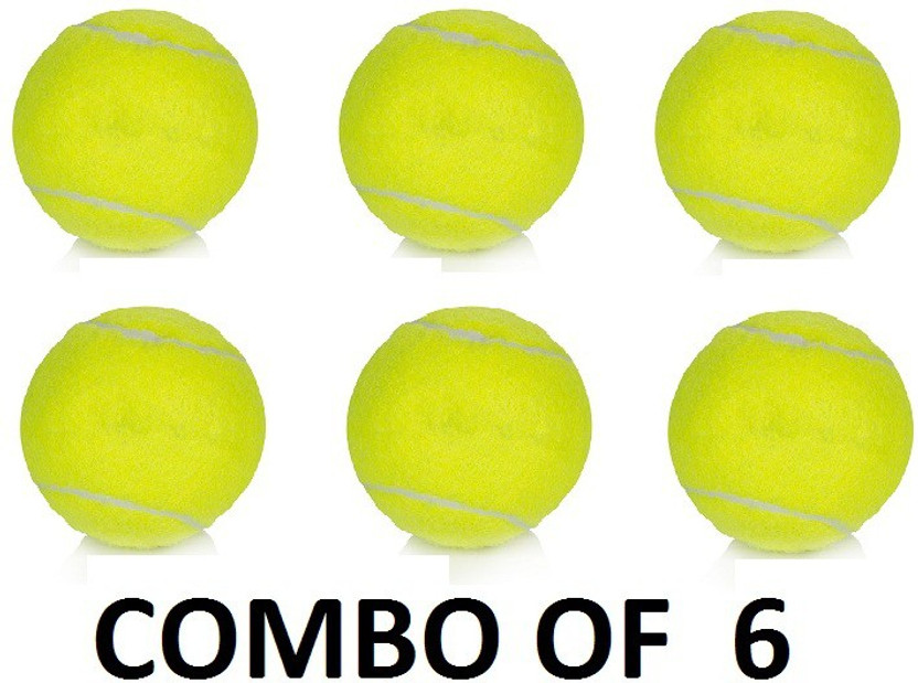 VARSHA INDOTECH SALES WEIL Tennis Ball(Standard, Pack of 6, Yellow)