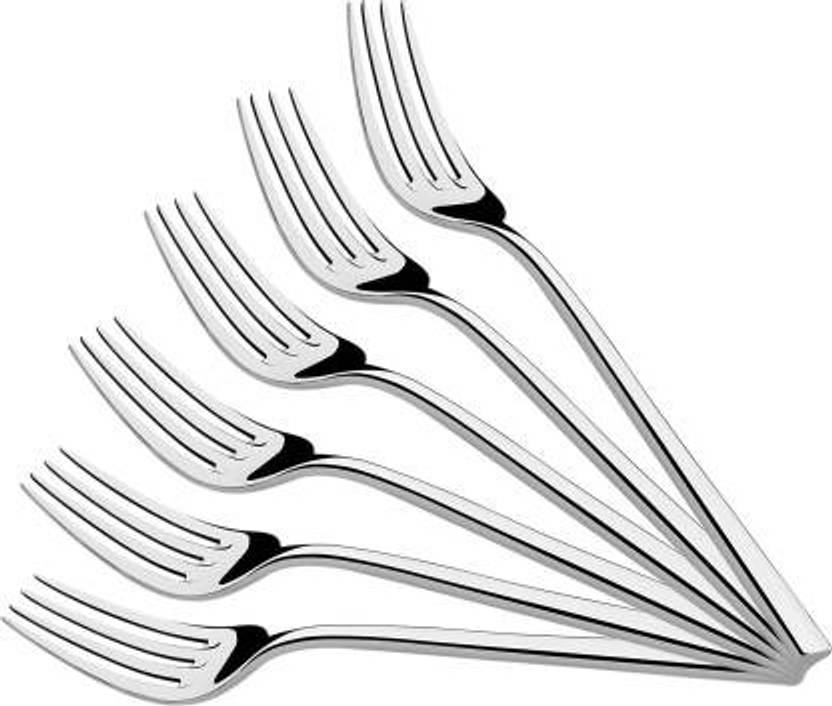AYW GlossyShine111 Stainless Steel Dinner Fork Set Price in India Buy
