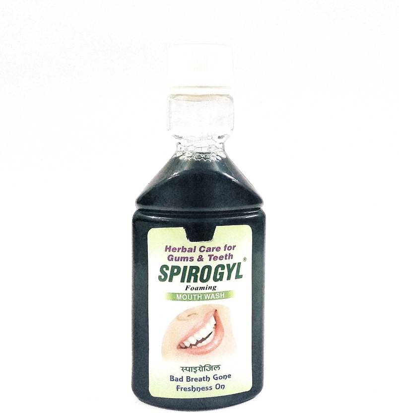 spirogyl ayurvedic Mouthwash with Mint & (Pack of 2) Mint, Satajwain