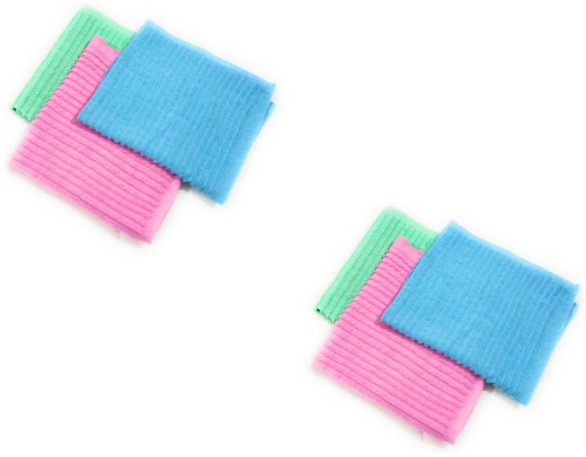 Cotton colors Wet and Dry Cotton Cleaning Cloth Price in India Buy
