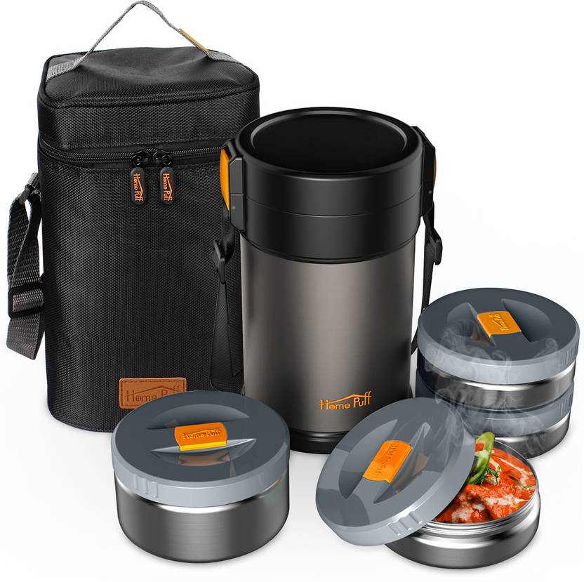Flipkart.com | Home Puff Contigo-XL Lunch Box Stainless Steel Vacuum