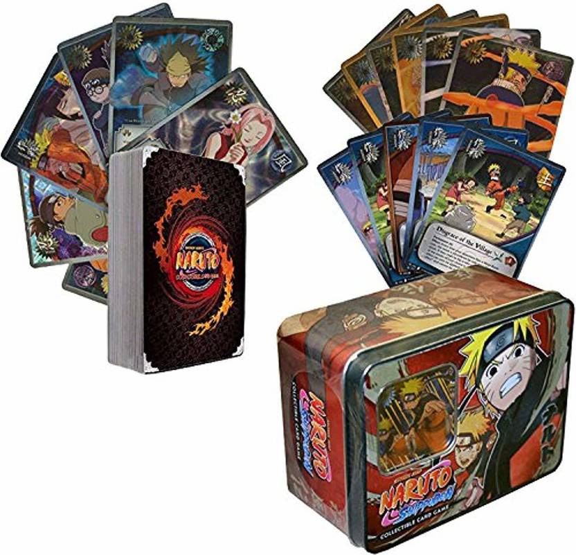 Bandai Naruto 100 Naruto Collectible Cards With Rares and Foils