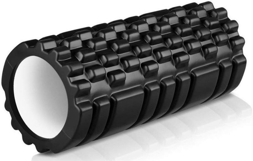Aurion Trigger Point Foam Roller Yoga Blocks(Black Pack of 1)