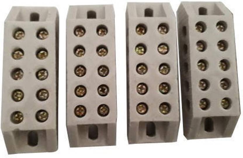 Madhav Control Panel 5 Way 30 A 380 V Electrical Wire Screw Terminal