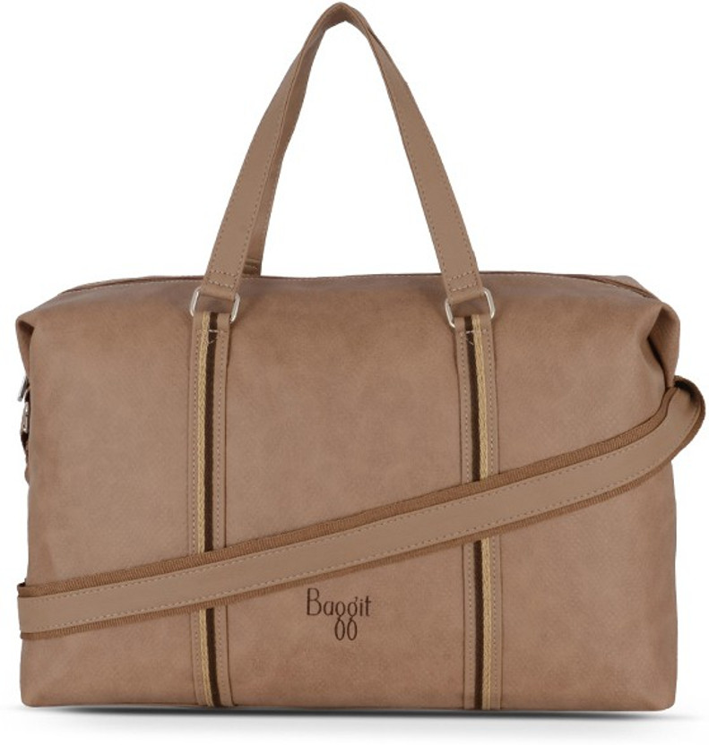 Baggit Duffel Hand Messenger Bag Beige 
