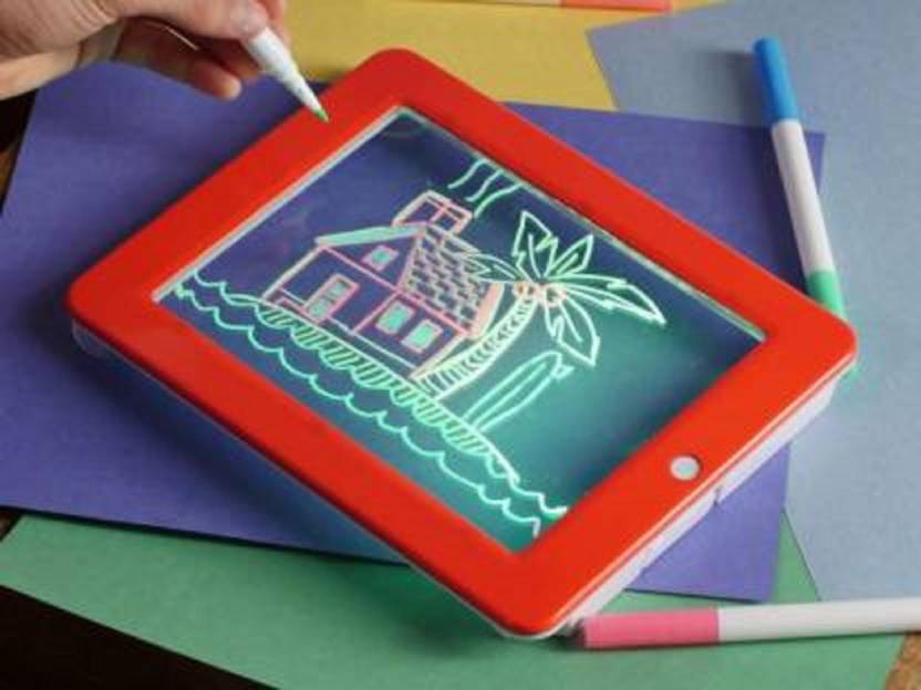 DIGITAL WORLD Magic Sketch Drawing Pad | Light Up LED Glow Board | Draw