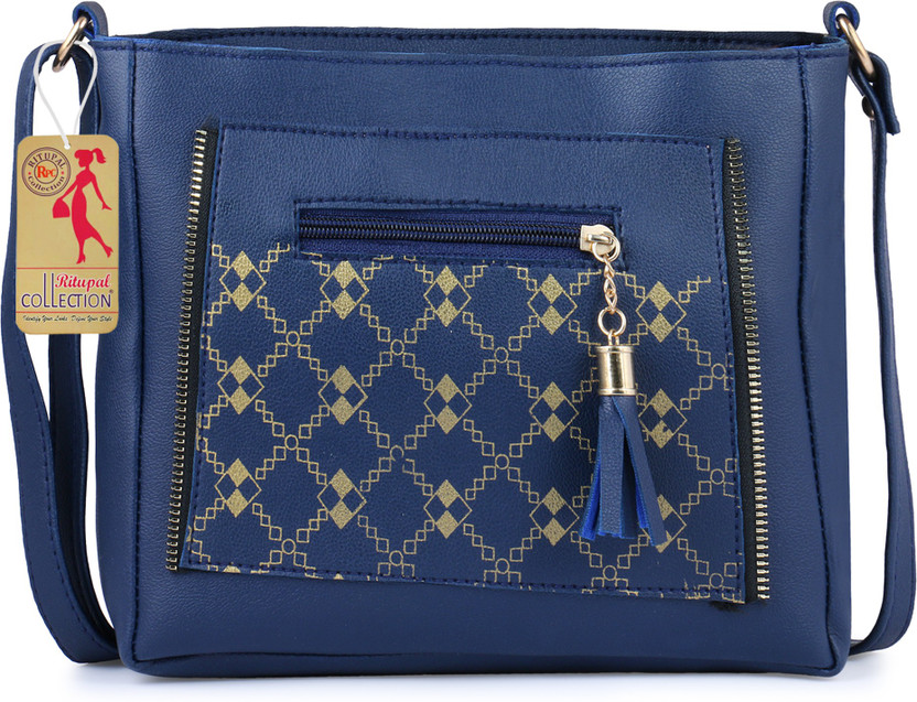 Ritupal COLLECTION Blue Sling Bag