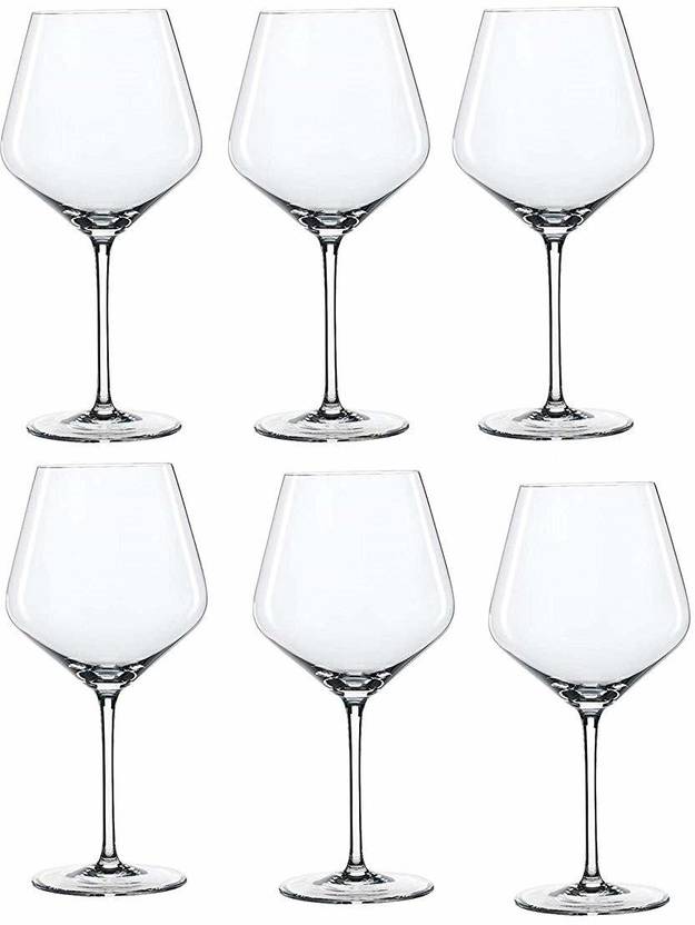 RR MALL (Pack of 6) Dream Red Wine Glass,380 ml,Set of (6) Glass Set