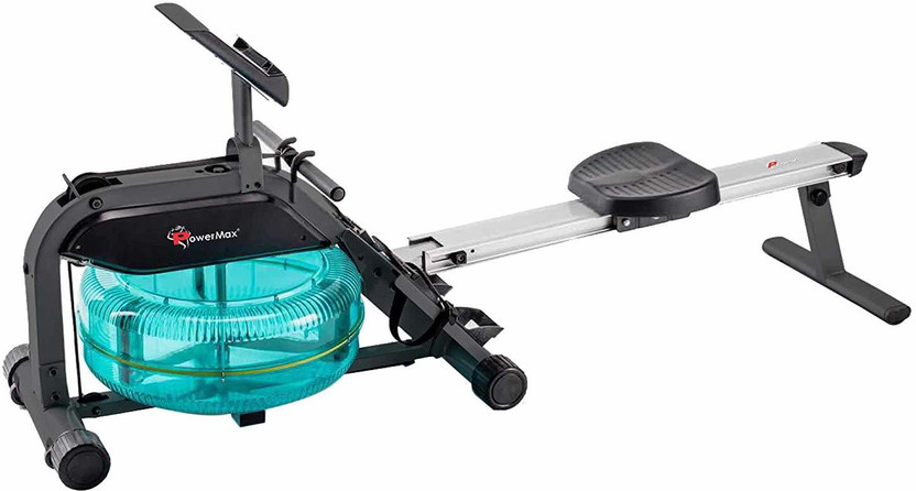 Powermax Fitness RWC-1000 Water Rowing Machine with Digital Display Rowing Machine(Foldable)