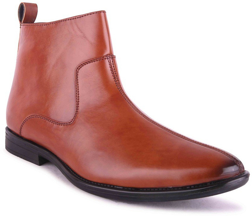 mens dress boots with zipper