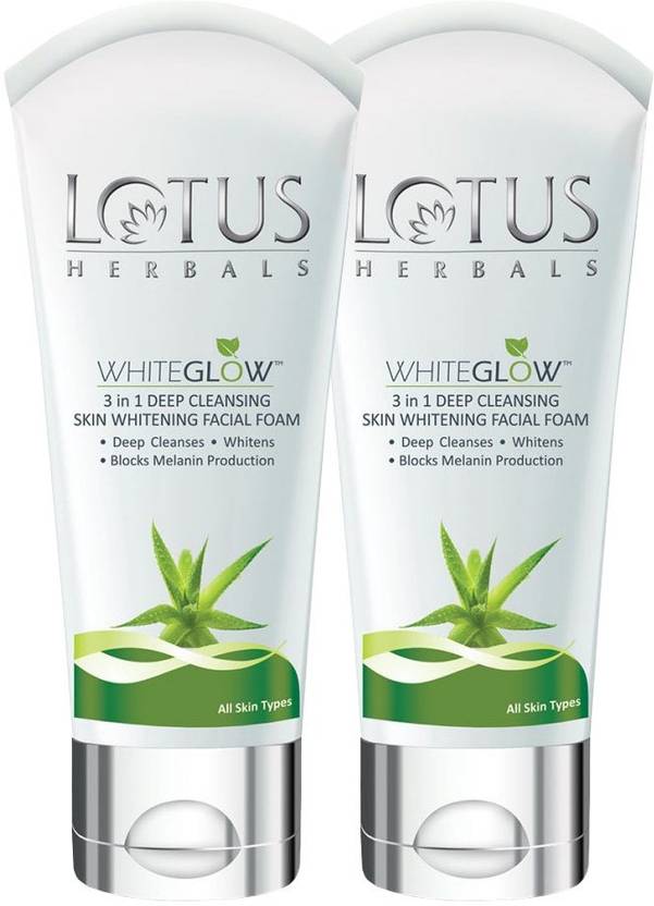 LOTUS Herbals WHITEGLOW 3 in 1 Deep Cleansing Skin Whitening Facial