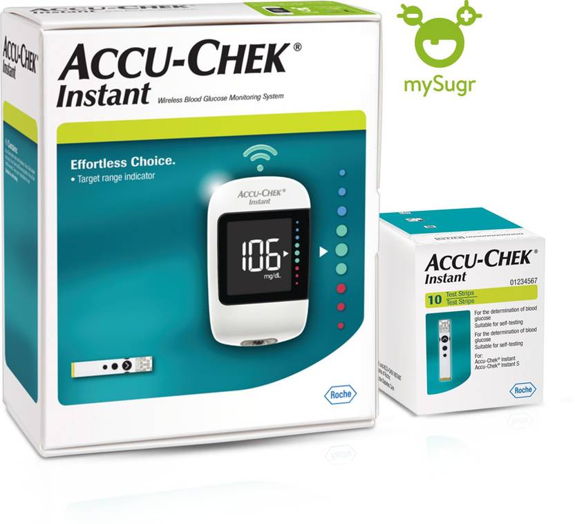 ACCUCHEK Instant (with Bluetooth) Price in India Buy ACCU