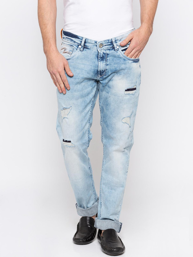spykar light blue jeans
