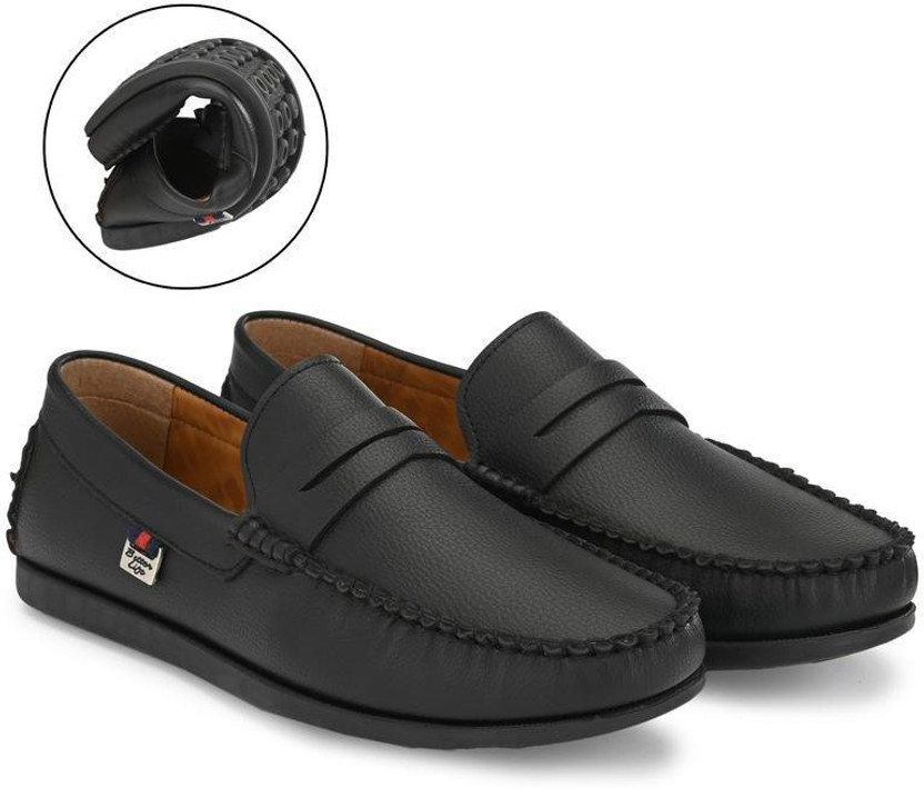 black loafer shoes flipkart