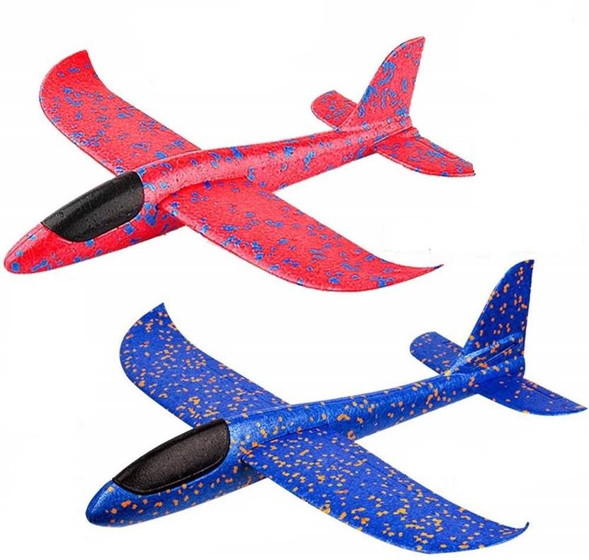 Ozzo Toys Glider Airplane Outdoor Thermocol Plane for kids (assorted