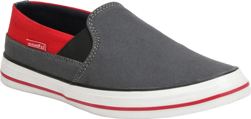 STAED SP_2702_GREY_RED Casuals For Men 