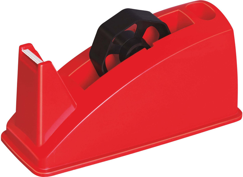 OMEGA single sided Handheld 1748 Tape Dispenser - Elegant Red (Manual)(Red)