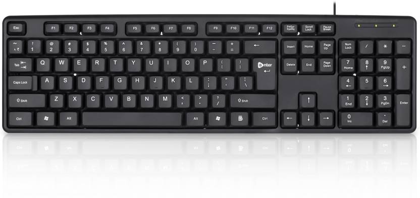 Enter Pinnacle Wired USB Desktop Keyboard - Enter : Flipkart.com