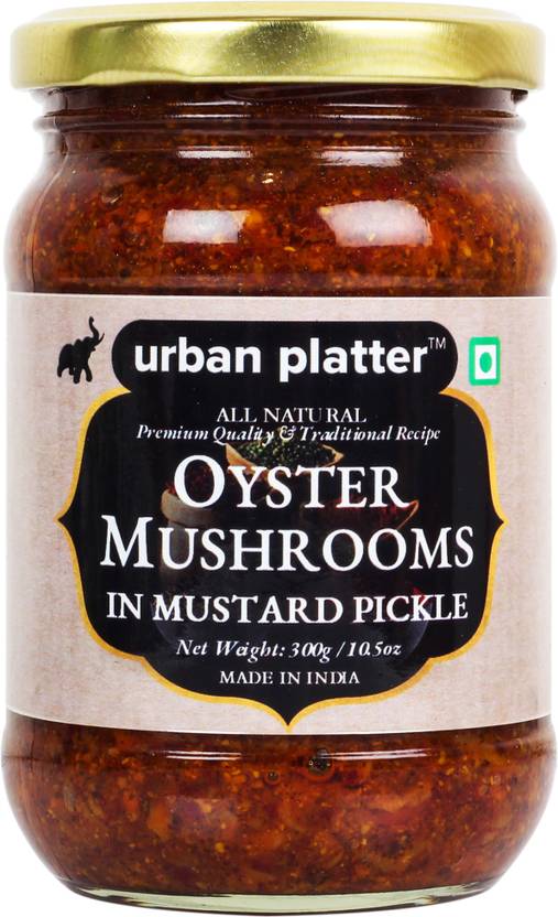 urban platter Oyster Mushroom in Mustard Pickle, 300g / 10.5oz
