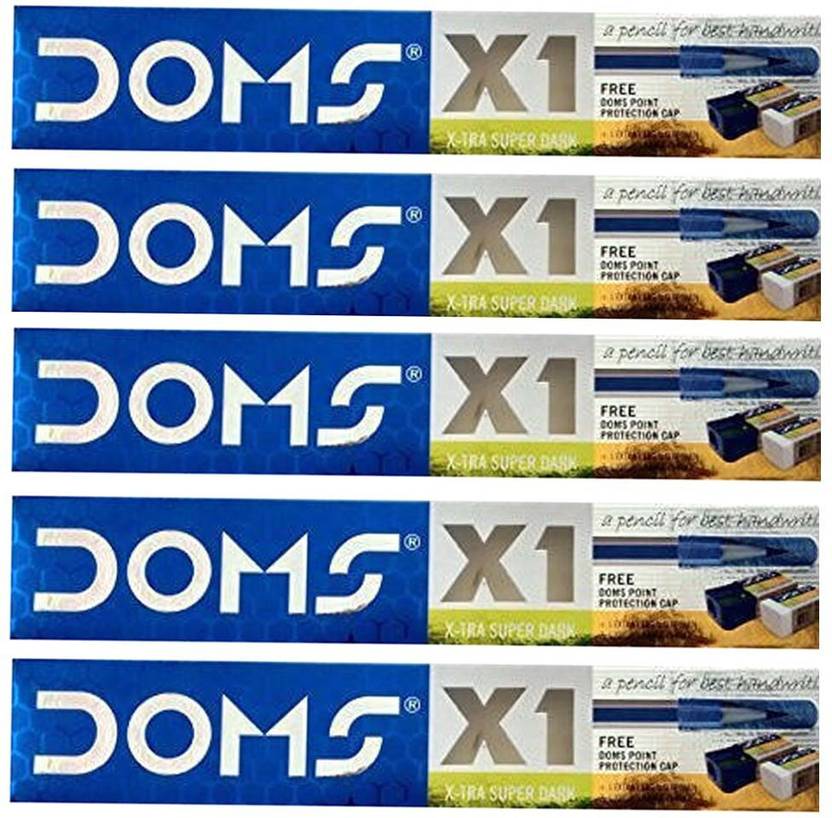 Flipkart.com | DOMS X1 XTRA SUPER DARK PENCIL (PACK OF 50 X1 XTRA SUPER ...