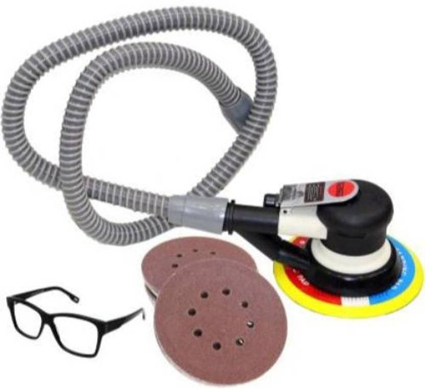 Techno 6 Inch Air Sander with Vacuum 150mm Air Pneumatic Sander 6 "Air