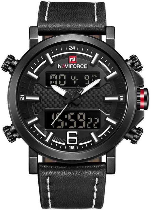 NAVIFORCE NF-9135BK NF9135 Digital Watch - For Men - Buy NAVIFORCE NF ...