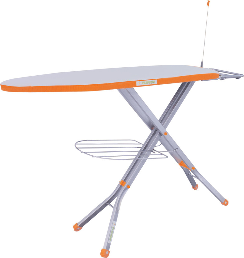 FLIPZON Deluxe 15" Foldable Ironing Board with Aluminised Ironing Surface (Silver) Ironing Board